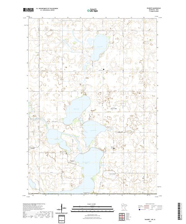 US Topo 7.5-minute map for Wilbert MNIA