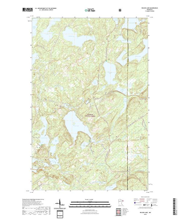 US Topo 7.5-minute map for Wilson Lake MN