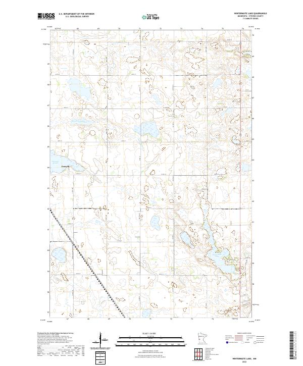 US Topo 7.5-minute map for Wintermute Lake MN