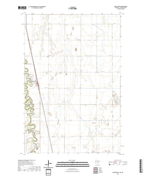 US Topo 7.5-minute map for Wolverton MNND