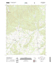 USGS US Topo 7.5-minute map for Belgrade MO 2021