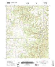 USGS US Topo 7.5-minute map for Dora MO 2021