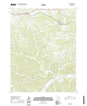 USGS US Topo 7.5-minute map for Eugene MO 2021