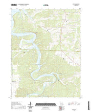 USGS US Topo 7.5-minute map for Fristoe MO 2021