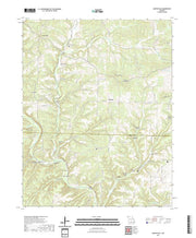 USGS US Topo 7.5-minute map for Gentryville MO 2021