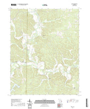 USGS US Topo 7.5-minute map for Gipsy MO 2021