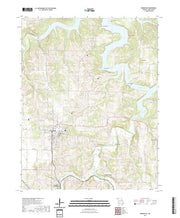 USGS US Topo 7.5-minute map for Greenfield MO 2021