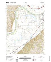 USGS US Topo 7.5-minute map for Halls MOKS 2021