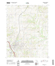 USGS US Topo 7.5-minute map for Harrisonville MO 2021