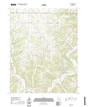 USGS US Topo 7.5-minute map for Hurley MO 2021