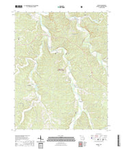 USGS US Topo 7.5-minute map for Huzzah MO 2021