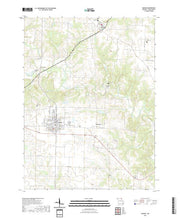 USGS US Topo 7.5-minute map for Kahoka MO 2021