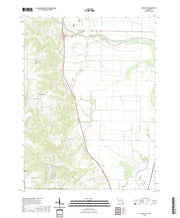 USGS US Topo 7.5-minute map for Kahoka SE MO 2021