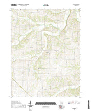 USGS US Topo 7.5-minute map for Latham MO 2021