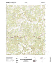 USGS US Topo 7.5-minute map for Leslie MO 2021