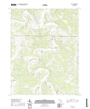 USGS US Topo 7.5-minute map for Oak Hill MO 2021