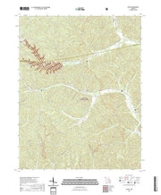 USGS US Topo 7.5-minute map for Oates MO 2021