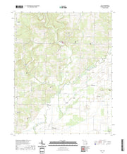 USGS US Topo 7.5-minute map for Oxly MO 2021