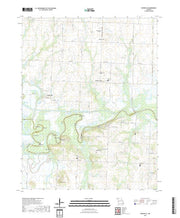 USGS US Topo 7.5-minute map for Papinville MO 2021