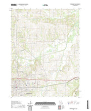 USGS US Topo 7.5-minute map for Warrensburg East MO 2021