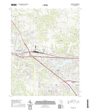 USGS US Topo 7.5-minute map for Wentzville MO 2021