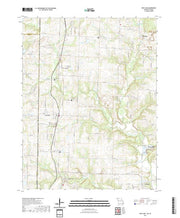 USGS US Topo 7.5-minute map for West Line MOKS 2021