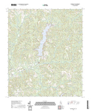 US Topo 7.5-minute map for Baxterville NE MS