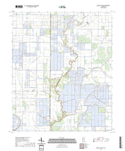 US Topo 7.5-minute map for Bear Gut Bayou MS