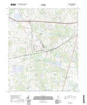 US Topo 7.5-minute map for Bent Oak MS