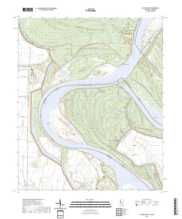 US Topo 7.5-minute map for Catfish Point MSAR