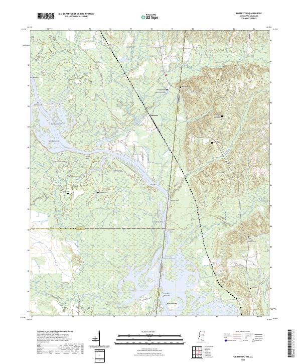 US Topo 7.5-minute map for Forreston MSAL