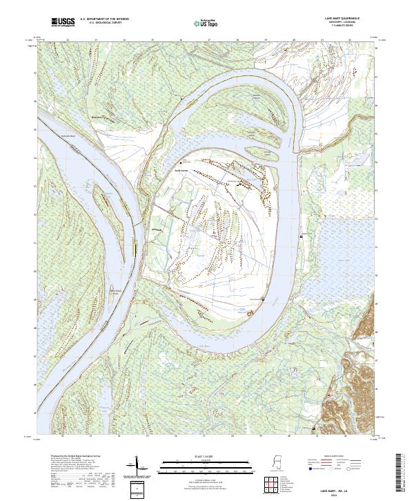 US Topo 7.5-minute map for Lake Mary MSLA