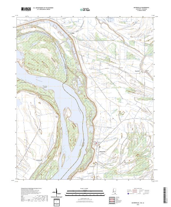 US Topo 7.5-minute map for Mayersville MSLA