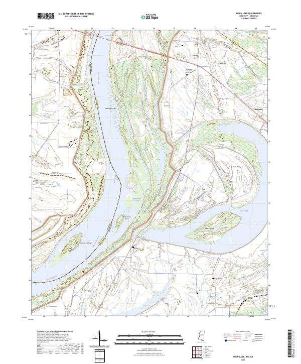 US Topo 7.5-minute map for Moon Lake MSAR