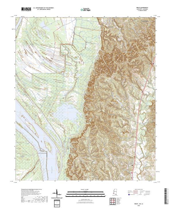 US Topo 7.5-minute map for Sibley MSLA