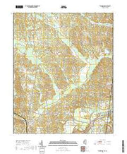 USGS US Topo 7.5-minute map for Tishomingo MSAL 2020