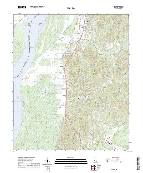 US Topo 7.5-minute map for Yokena MSLA