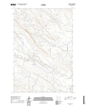 US Topo 7.5-minute map for Alzada NW MT