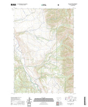 US Topo 7.5-minute map for Bad Luck Creek MT