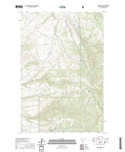 US Topo 7.5-minute map for Baggs Creek MT