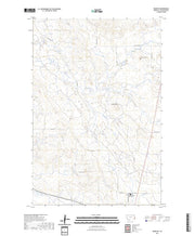 US Topo 7.5-minute map for Baker NE MT