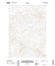 US Topo 7.5-minute map for Bentonite Flats MT