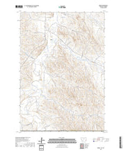 US Topo 7.5-minute map for Biddle MTWY
