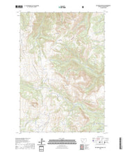 US Topo 7.5-minute map for Big Horn Mountain MT