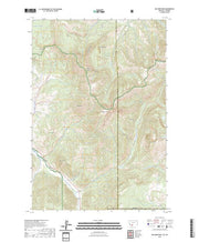 US Topo 7.5-minute map for Big Horn Peak MTWY