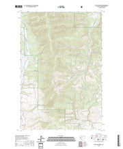 US Topo 7.5-minute map for Black Pine Ridge MT