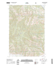 US Topo 7.5-minute map for Blue Mountain MT