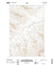 US Topo 7.5-minute map for Bomber Coulee MT