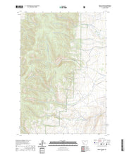 US Topo 7.5-minute map for Brays Canyon MT