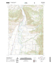 US Topo 7.5-minute map for Brisbin MT